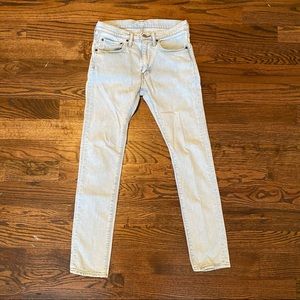 Men’s Skinny Light Blue Levi Jean